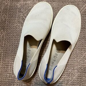 Rothy's Women Slip-On Shoes Cream